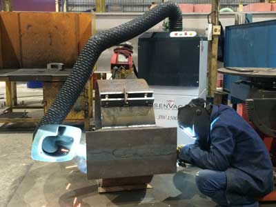SW 1500 S/3000 D with 3Mtr / 4Mtr Arm – WELDING FUME EXTRACTION SYSTEM